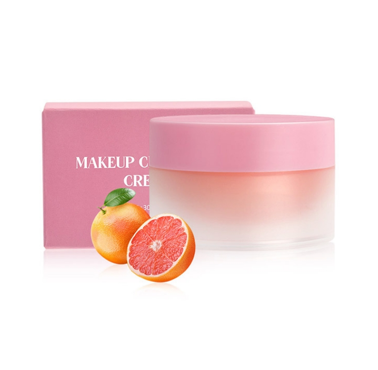 Orange-Flavored Herbal Vegan Mineral Cream Deep Makeup Remover Balm Private Label