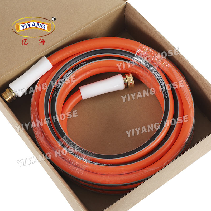 Durable 5/8 Inch Lightweight PVC Garden Hose for Effortless Watering