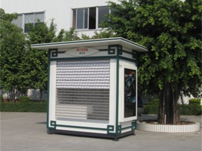 Advertising LED Street Mobile Outdoor Food Kiosk for Temporary Offices
