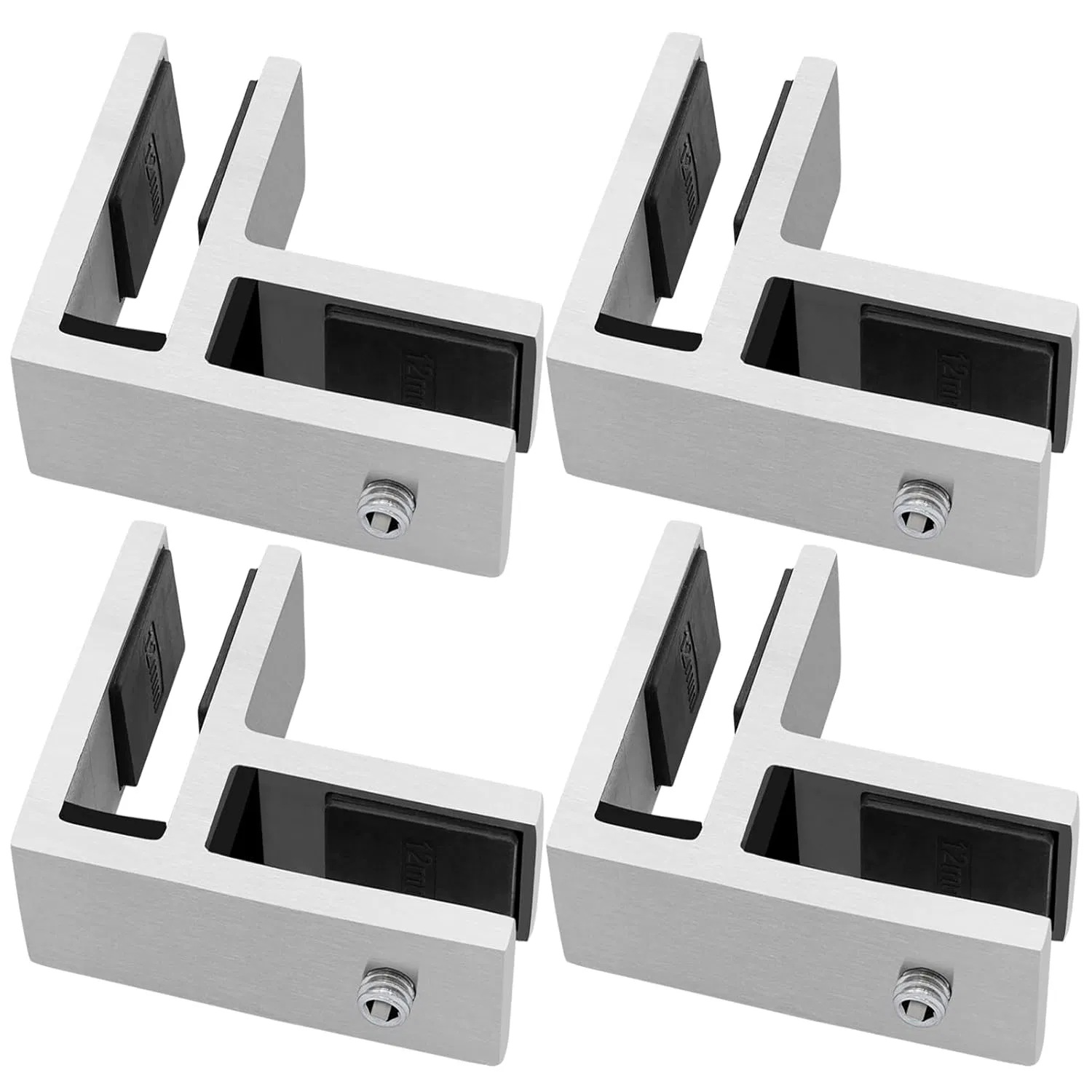 90 Degree Railing Glass Clip Holder for Pool Fence and Balustrade
