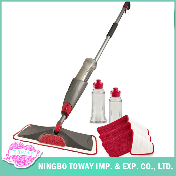 Magic Rotating 180 Floor Cleaning Microfiber Water Spray Mop