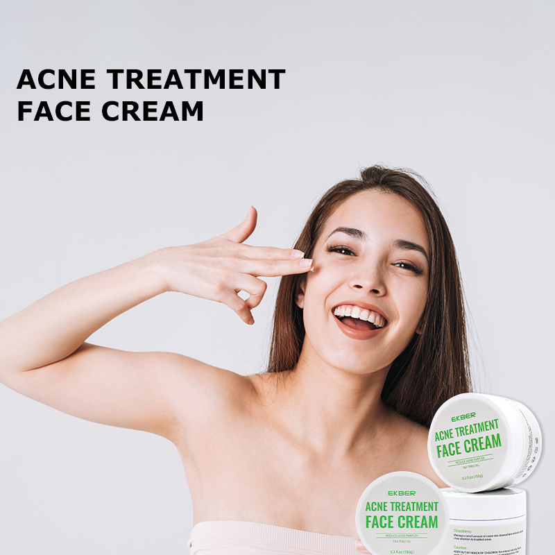 Plant Extract Luxury Anti-Acne Smoothing Salicylic Acid Face Cleansing Cream Plant Extract Anti-Acne Face Cream