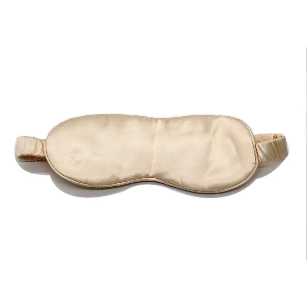 Custom Logo Unisex Premium Silk Sleep Masks 100% Blocking Light Side Sleeper Eye Mask