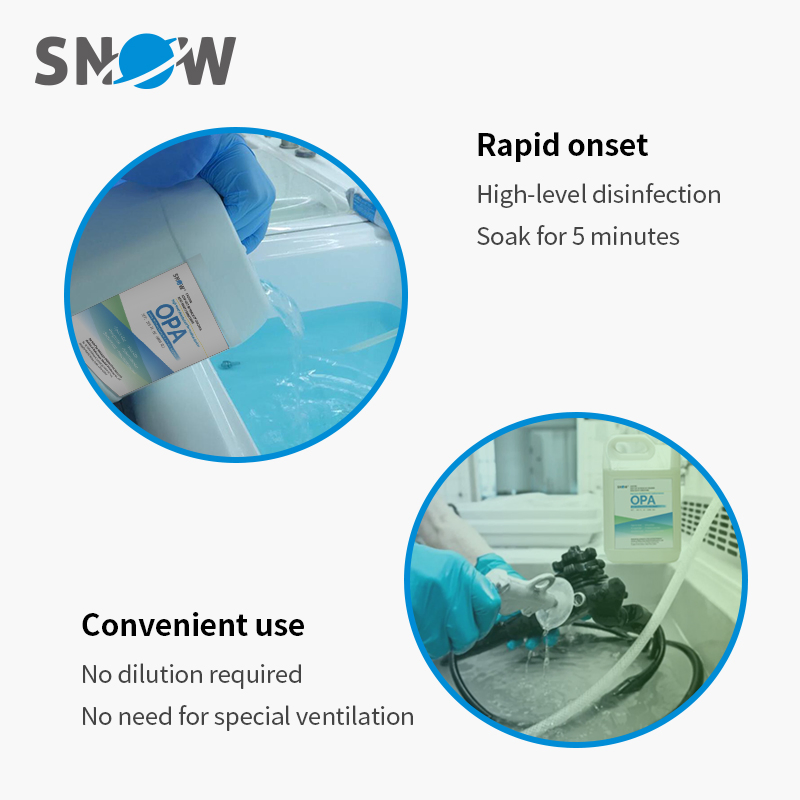 China Made 0.55 O-Phthalaldehyde High-Level Disinfectant for Hospital Device with Test Strip