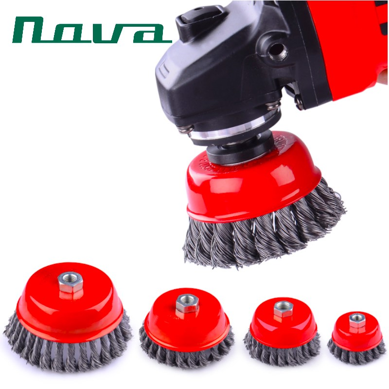 6 Wire Remove Rust Brush Wheel for Bench Grinder