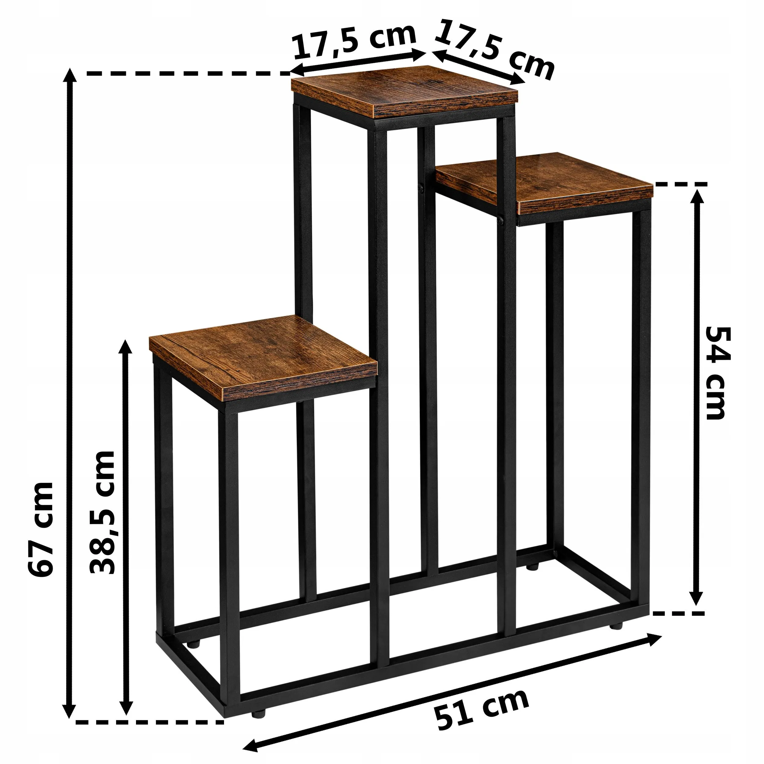 Widely Used Superior Quality Sell Well Vegetables Wood Plant Pot Display Decorative Iron Metal Flower Stand Rack