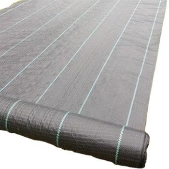 Hesheng Black Colour Polyethylene PE Woven Ground Cover Fabric Weed Mat