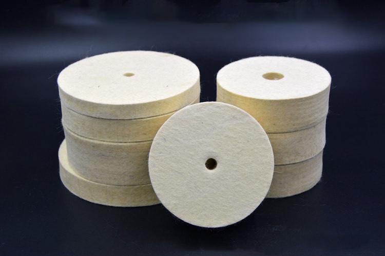 Glass Stone Marble Knife Polishing Buffing Wheels Rock Hard Felt Wheel