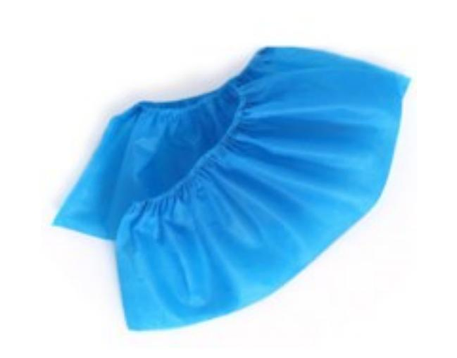 Non Woven Blue Cleanroom Disposable Anti Dust Shoe Cover Shoecover