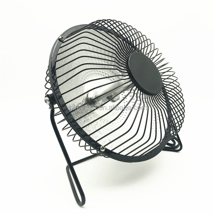 Small Portable Electric Table Fan Heater with Mini Sun Heater
