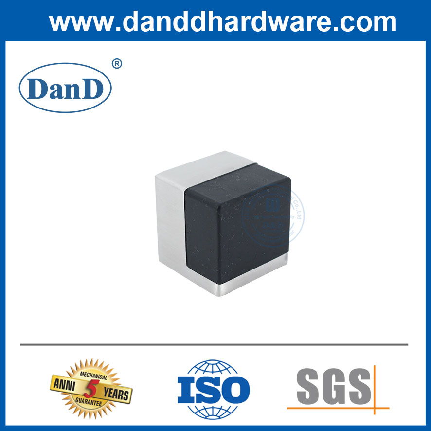 Stainless Steel Glass Bathroom Rubber Door Draft Stop Stopper