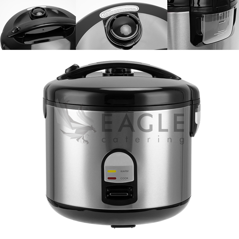 10 Cups Dry Rice Sealed Electric Rice Warmer 1.8L - 700W