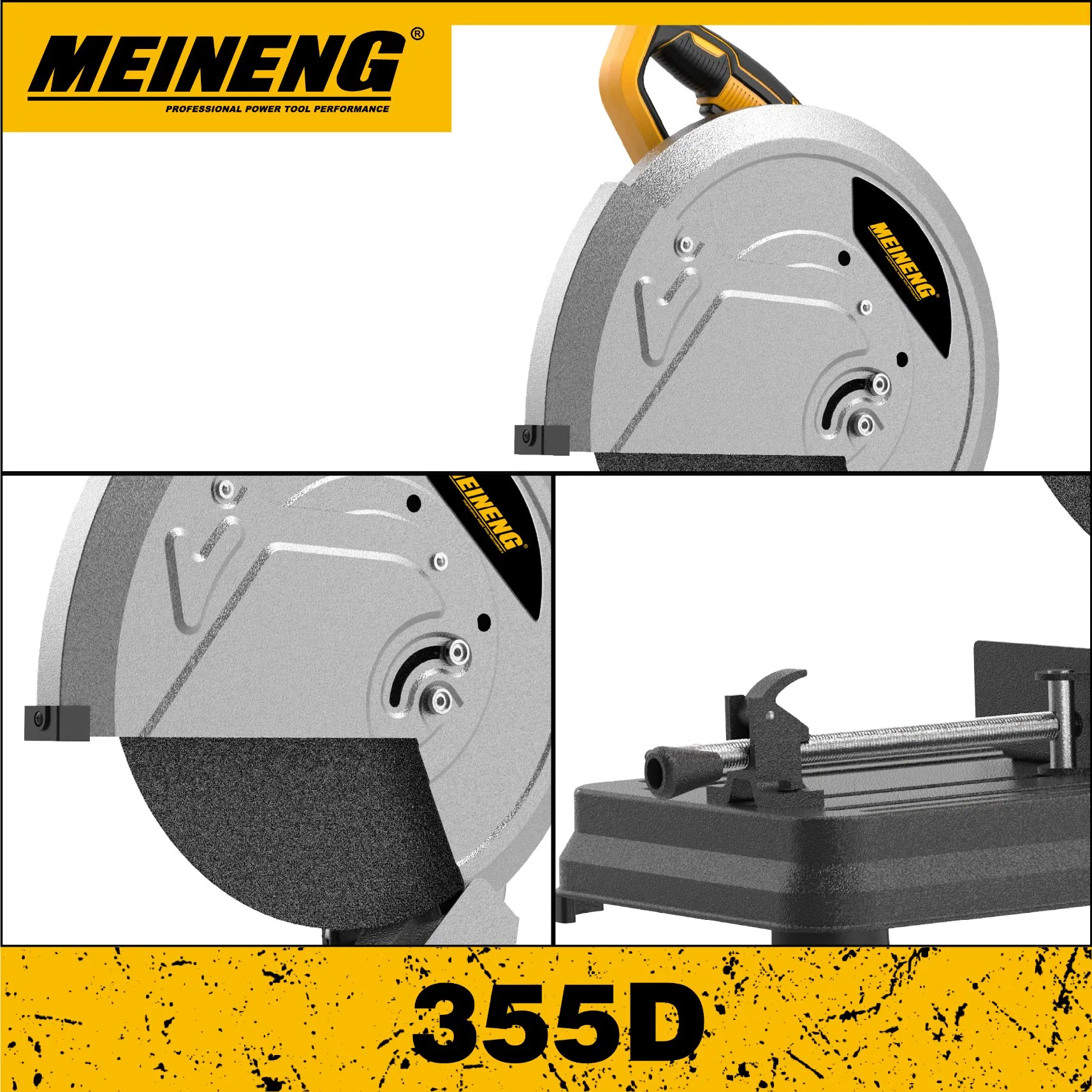 Powerful 355D Cut Off Machine for Precision Metal Cutting Tasks