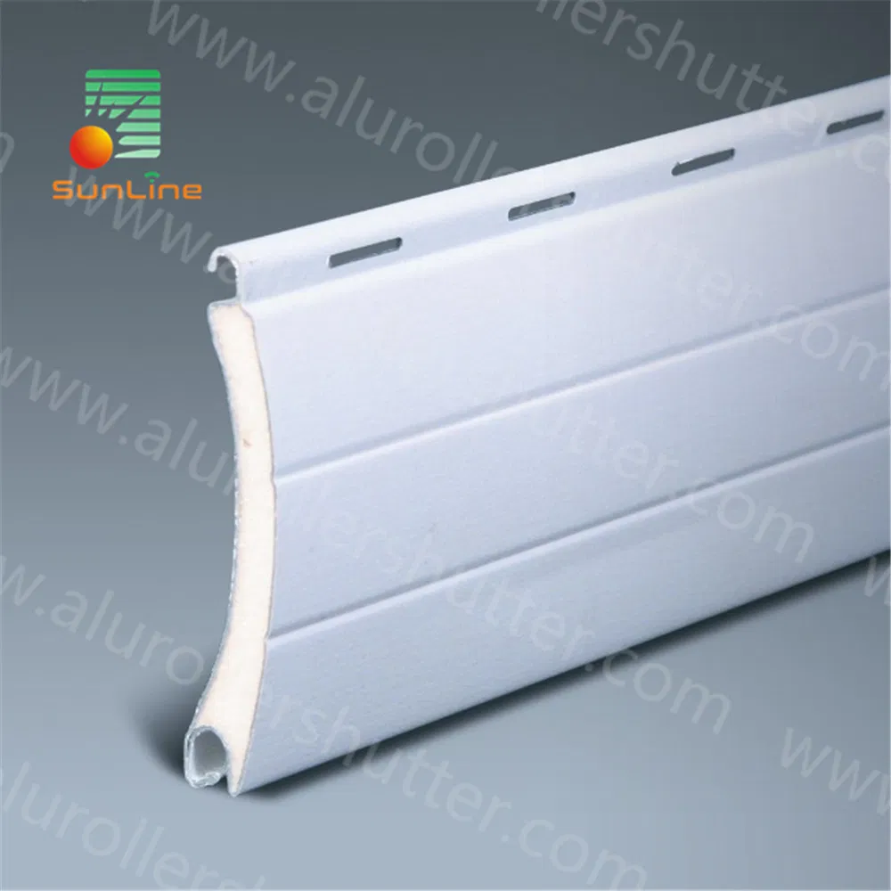 Aluminum Roller Shutter Profiles Foam Slat 32mm to 77mm