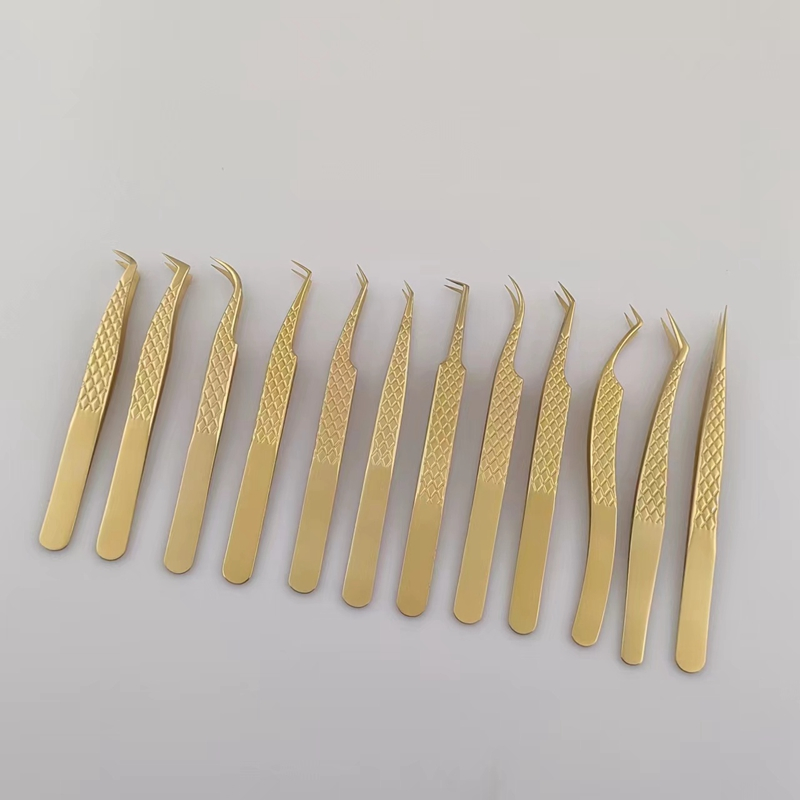 High Precision Volume Eyelash Extension Stainless Steel Tweezers for Eyelashes