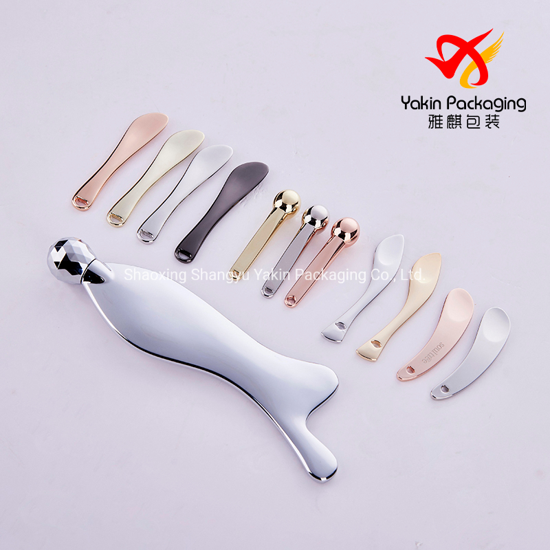 Customized Color for Cosmetic Metal Spoon for Skincare Cream