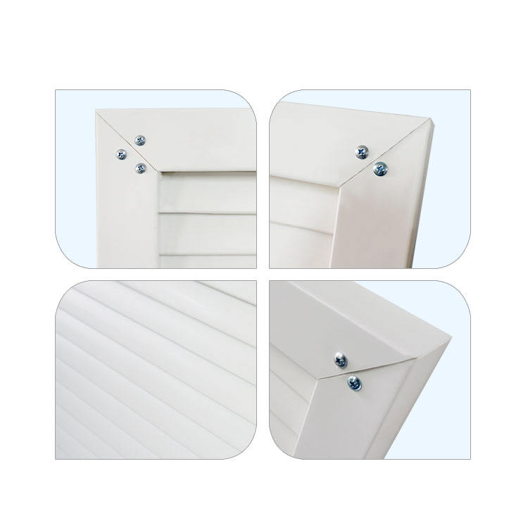 Versatile Rainproof PVC Window Shutters for Home Use