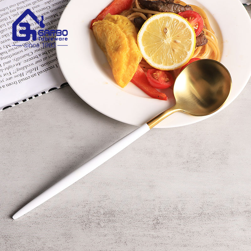 Stock Available Super High Quality Mirror Polish 304 Solid Stainless-Steel Coffee Fork