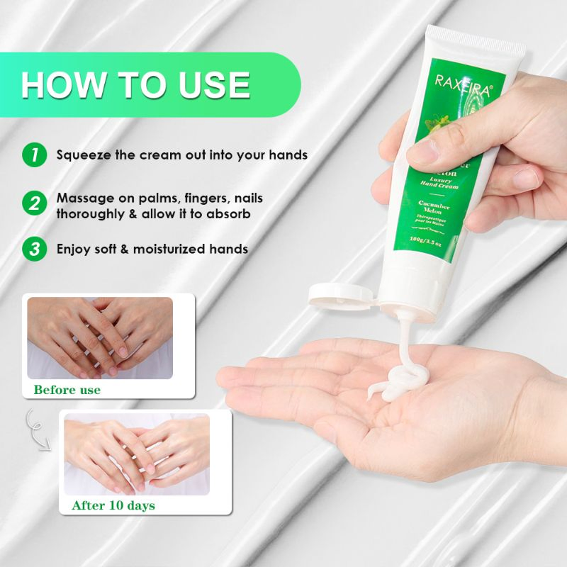 Refreshing Cucumber Lemon Hand Cream for Moisturizing Skin