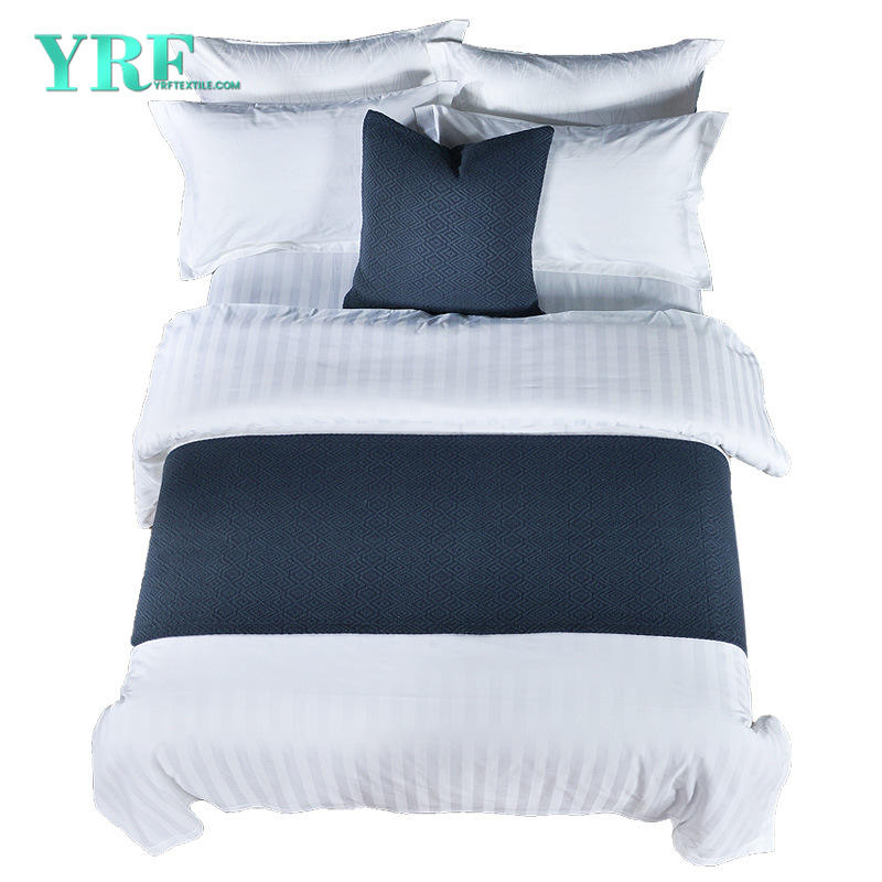 Hotel Bedroom Thickened Modern Simple Ramie Cotton Dark Grey Decorate Bed Flags