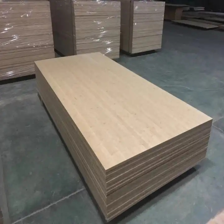 Customized Natural Bamboo Raw Boards Plywood Panel Bamboo Raw Material