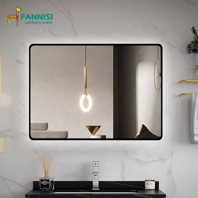 Wall Mounted Touch Sensor Switch LED Smart Mirror with LED Lights Makeup