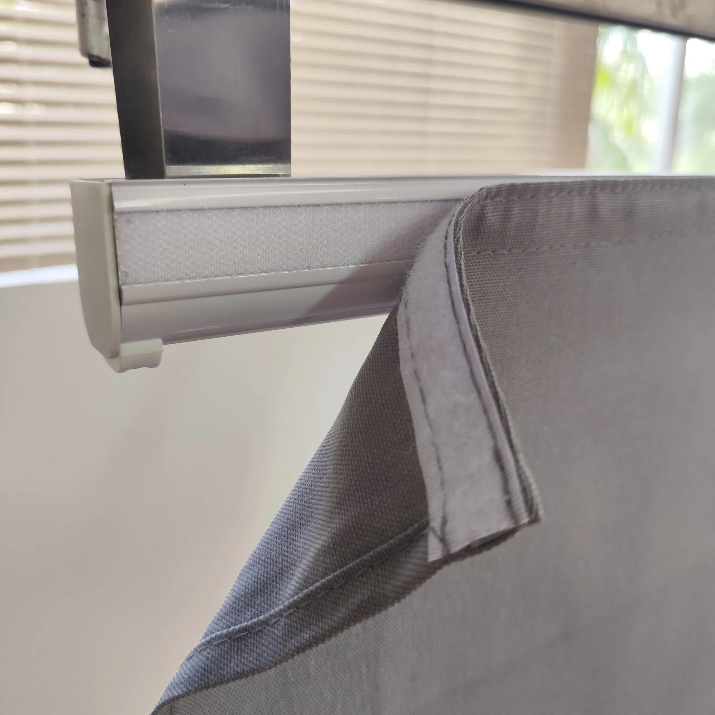 Vikson Best Look Breathable Linen Fabric Curtains Blackout Roman Shades Blinds