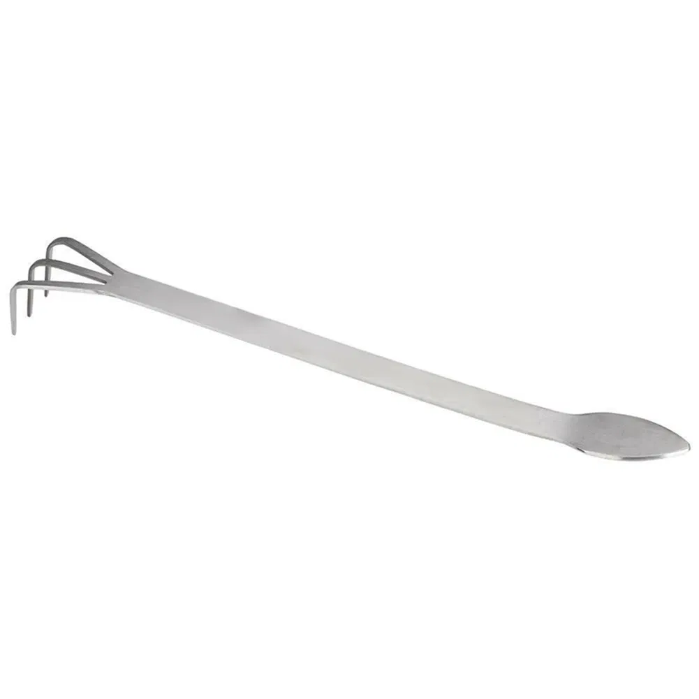 2 in 1 Stainless Steel Bonsai Gardening Tools Root Rake Spatula Tweezers Garden Tools