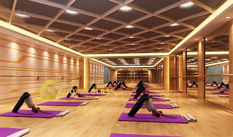 Affordable Customizable Large Wall Gym Mirror for Home Fitness