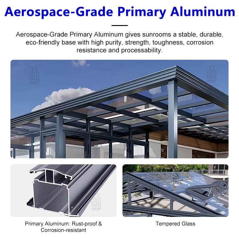 Glass Retractable Carport 3 Panel Fold Electric Custom Color for Car Usesunroom