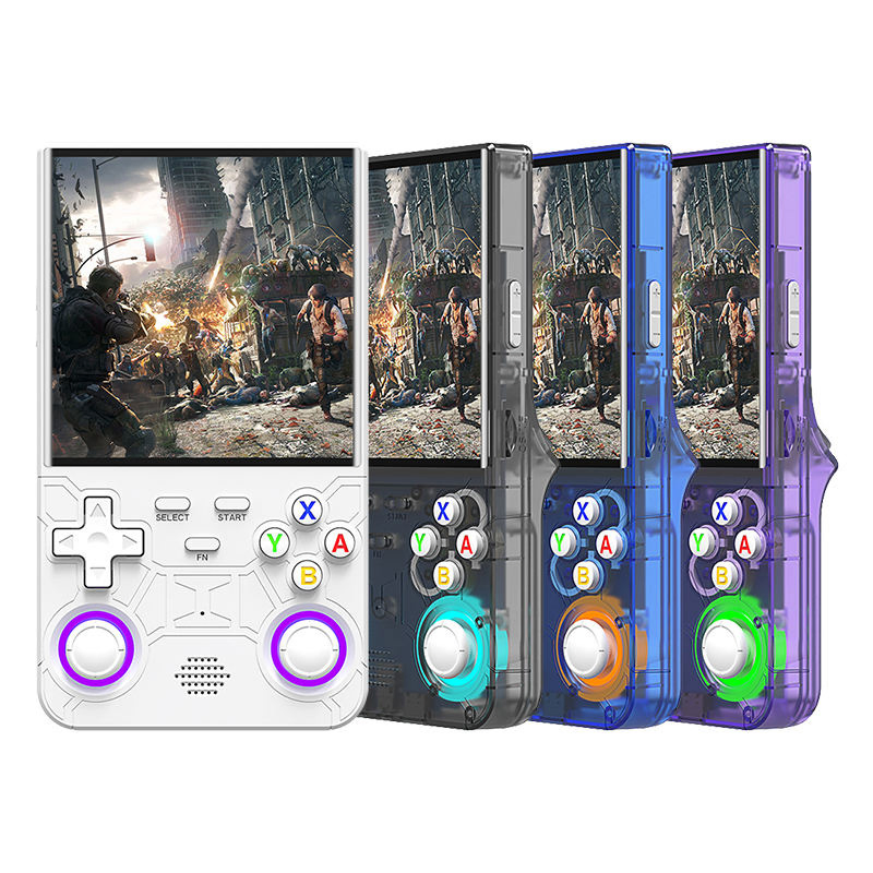Game Console Handheld R36 Ultra Transparent Design 64G Best Portable Player Gift