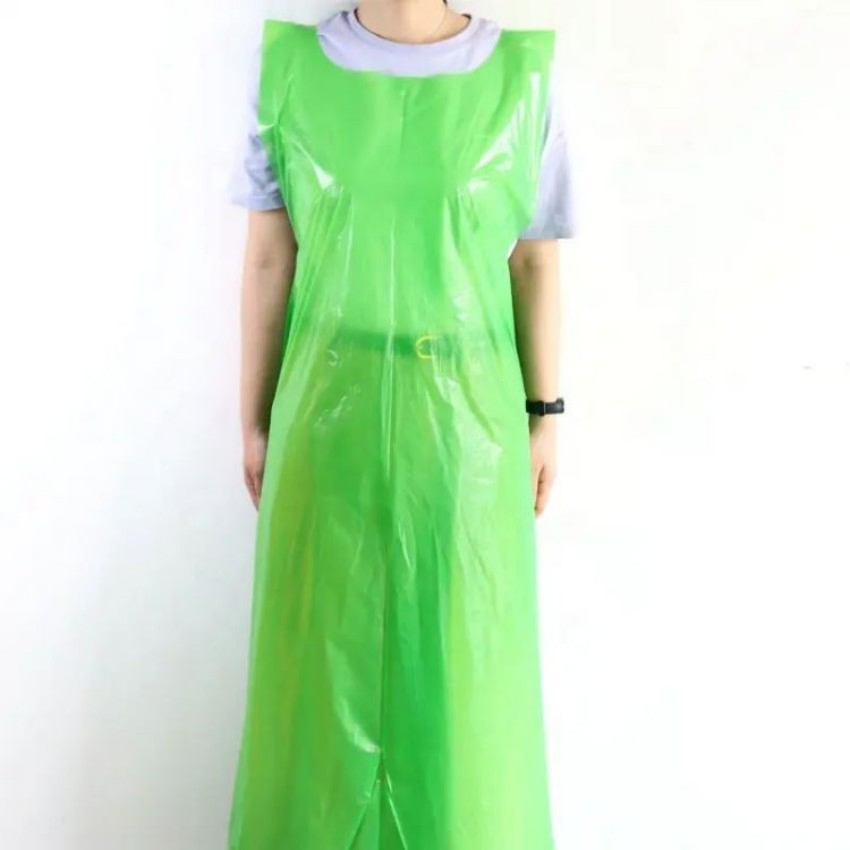 Disposable Medical PE Apron Waterproof Non-Sterile for Hospital Use