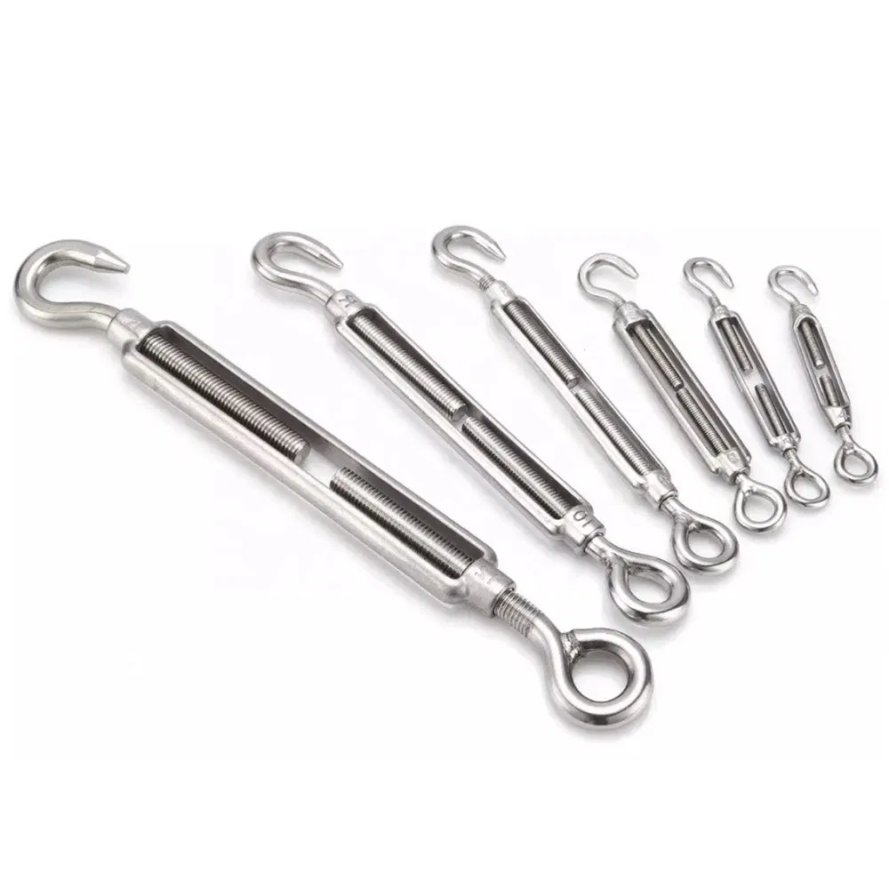Wholesale DIN1480 Heavy Duty Stainless Steel 304 Turnbuckles