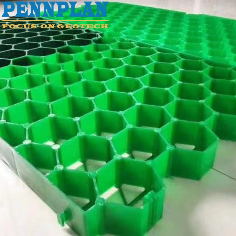 38mm, 48mm, 68mm Gravel Grid Pavers Plastic Permeable Car Grass Grid
