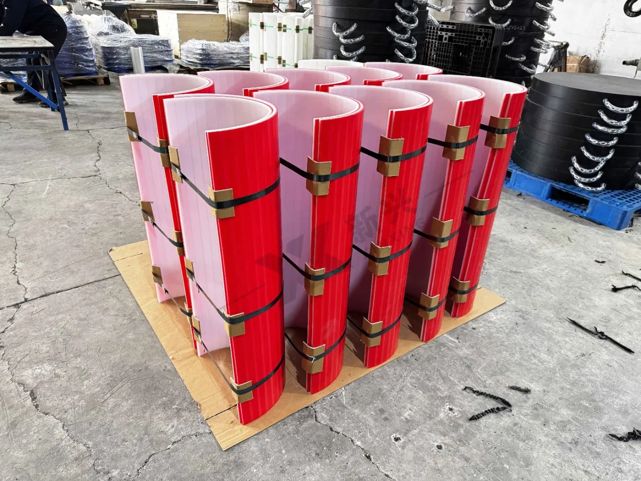 Plastic Screw Conveyor Liner UHMWPE Shaftless Trough Liner