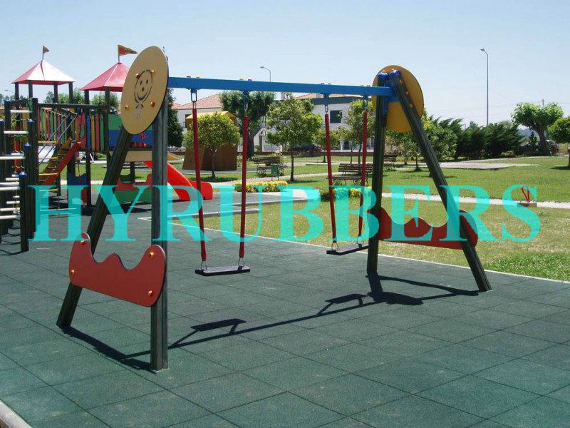High Quality Recycled Rubber Powder Playground Rubber Tile