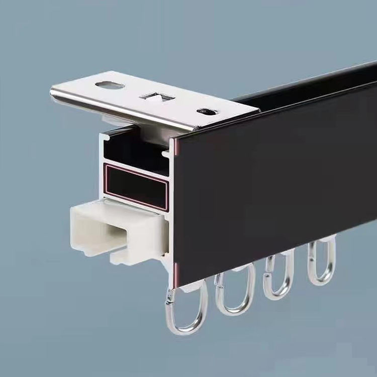 Factory Price Wall Mount Aluminium Alloy Curtain Track