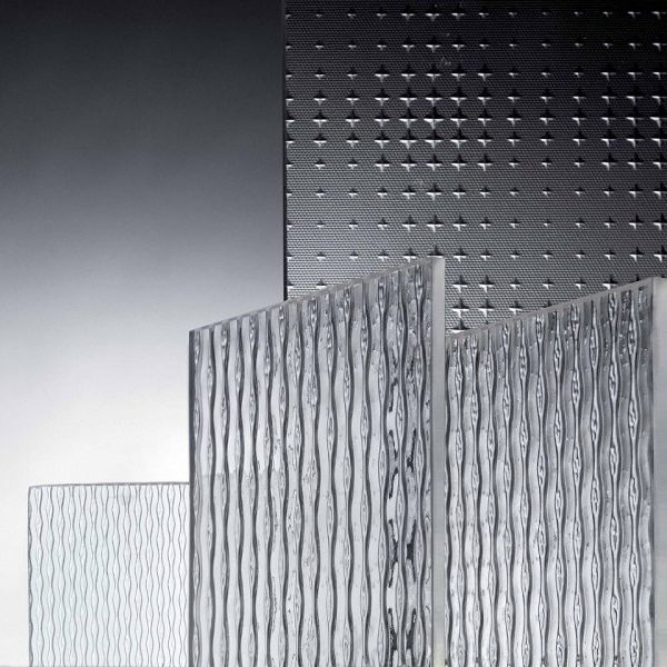 3/4/5mm High-Durability Patterned Embossed Glass for Stairwells & Bathrooms