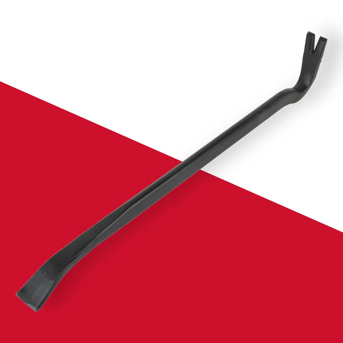 Heavy Duty Steel Wrecking Pry Bar Tyre Crowbar 90 Degree Rounded End Easily Bend and Pull Heavy Materials for Easier Demolition