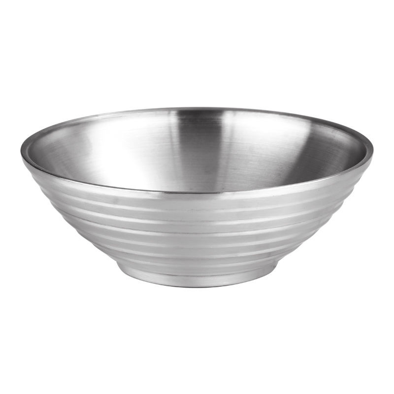 Decorative Stainless Steel Bowl Deform-Resistant Soup Creative Korean Style