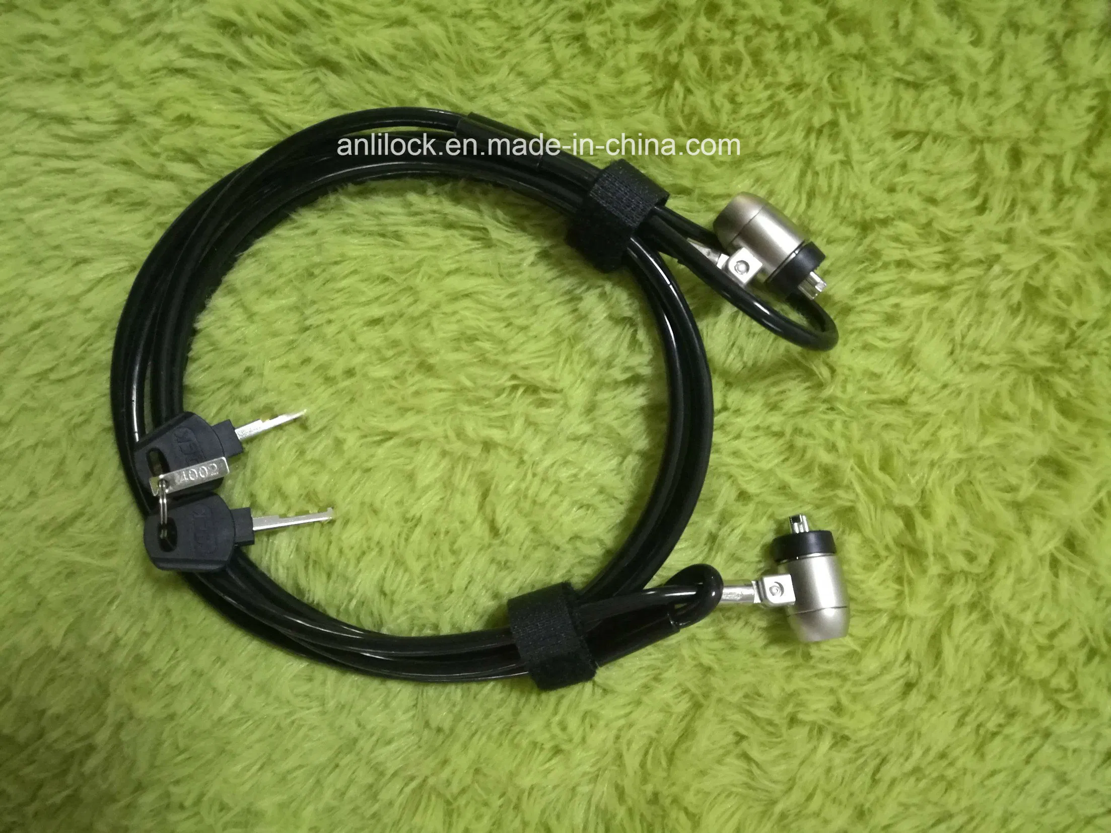 Two Head Notebook Lock, Two Head Computer Lock, Two Head Laptop Lock, PC Lock, Al-052