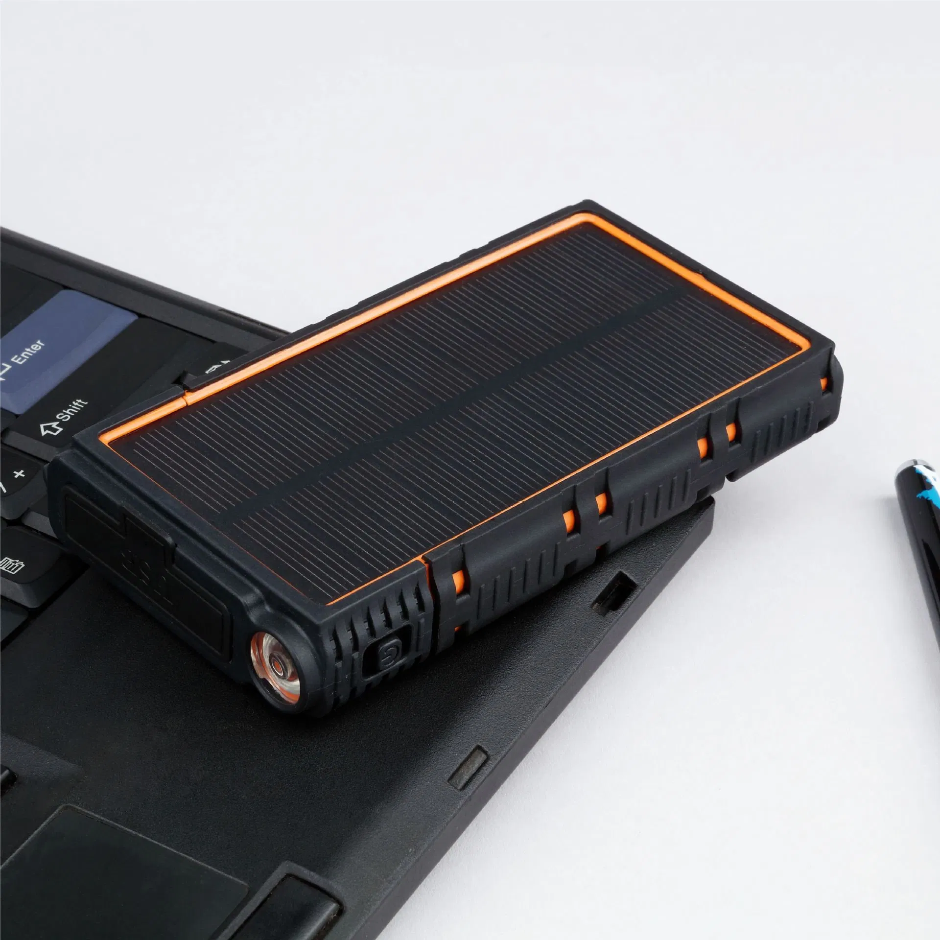 10000mAh Three-Proof Fully Waterproof Solar Power Bank