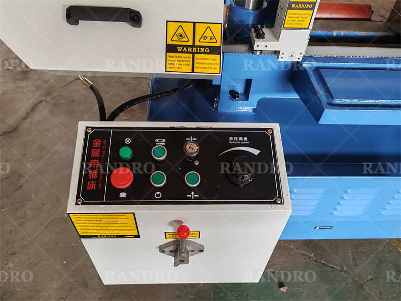 Ленточная пила по металлу горизонтальная 220 В однофазная