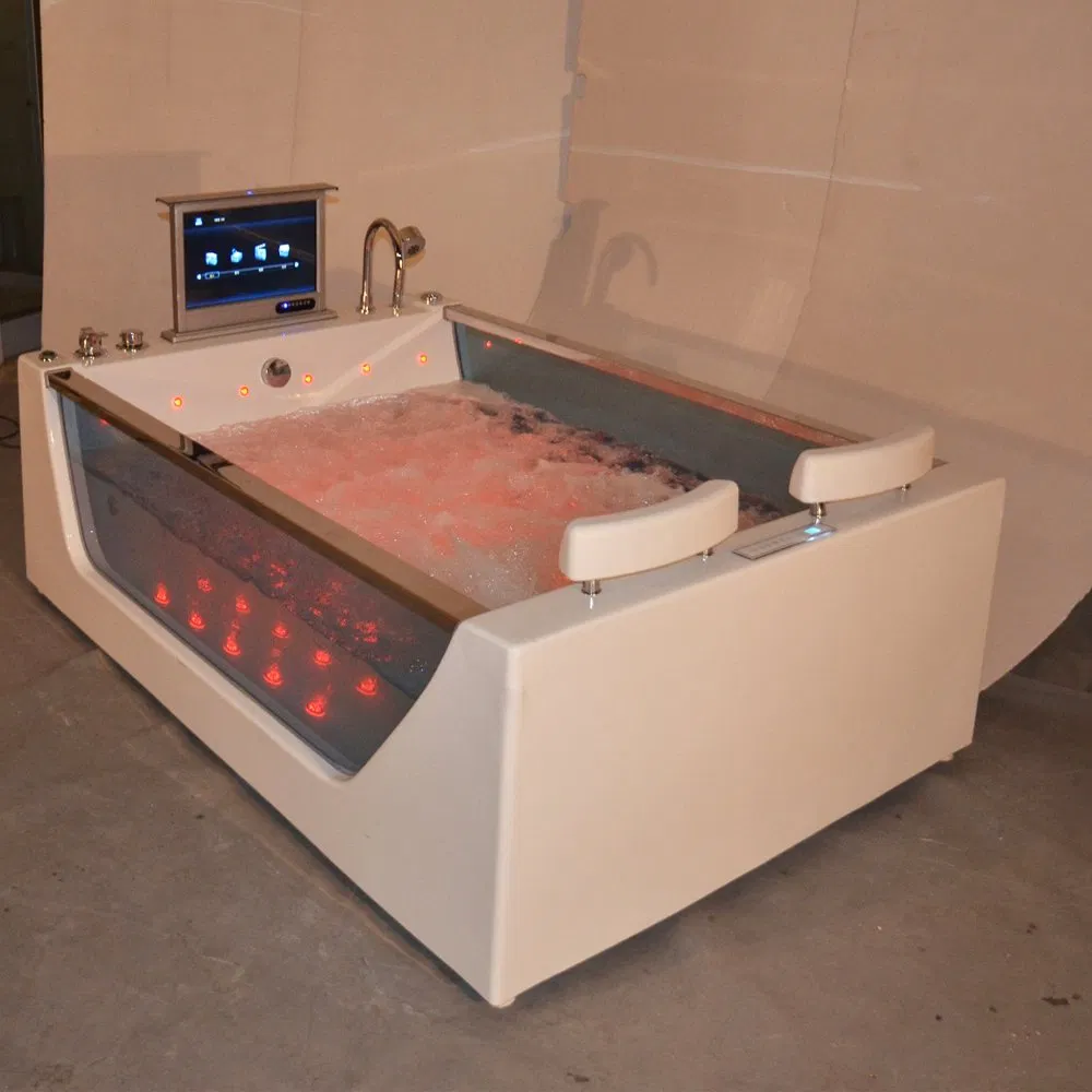 Акриловая гидромассажная ванна с ТВ-панелью