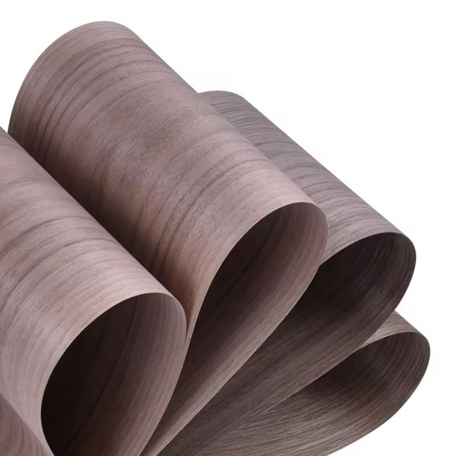 Black Walnut Furniture Veneer with Online Technical Guidance for Decoration Work