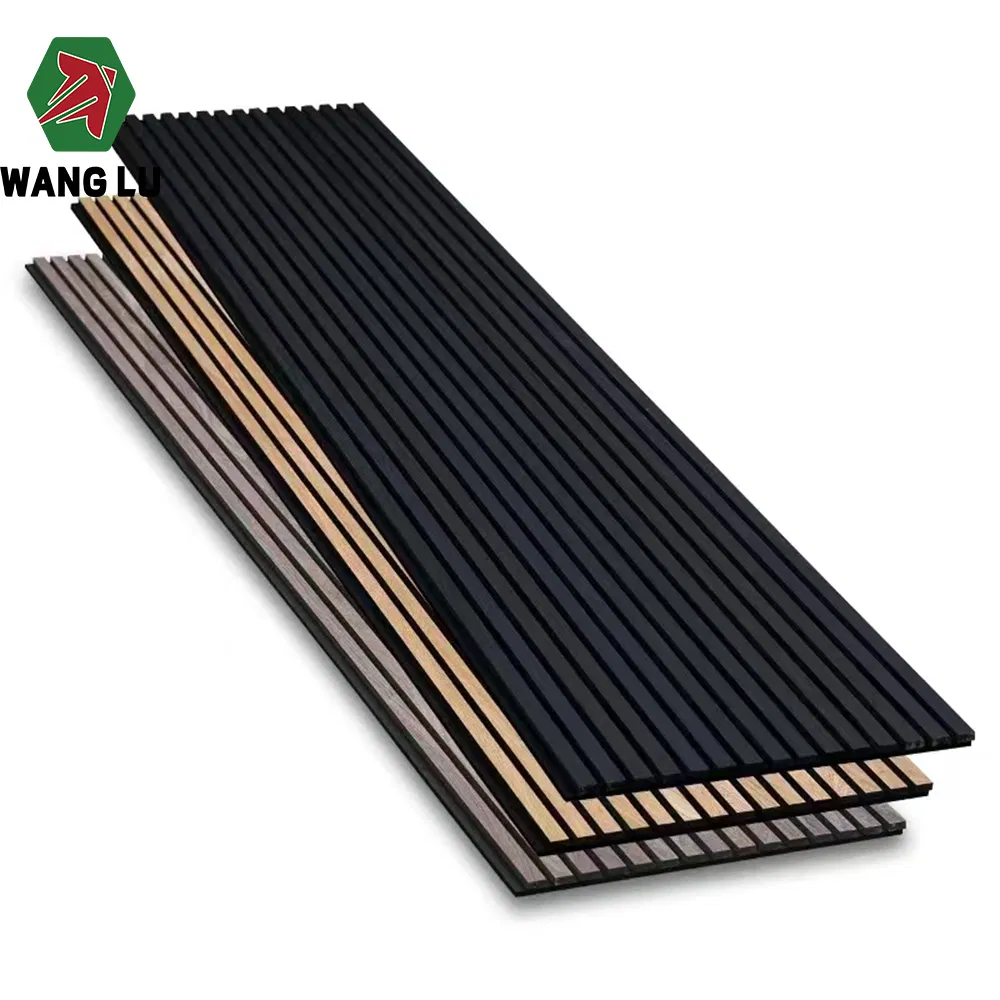 Factory Black Felt B1 Fireproof Sound Aku Panel Wall Panel Acoustic Panel