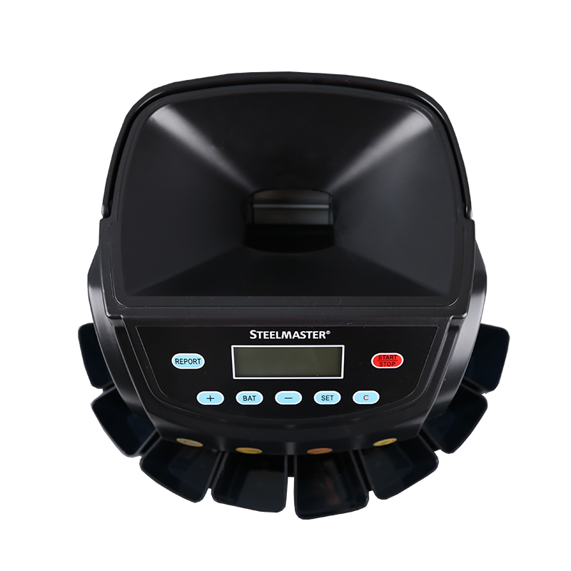 CS-5508 High Speed Coin Counter Sorter with LED Display 8 Drawers Automatic Coin Sorting Machine for USD JPY EUR