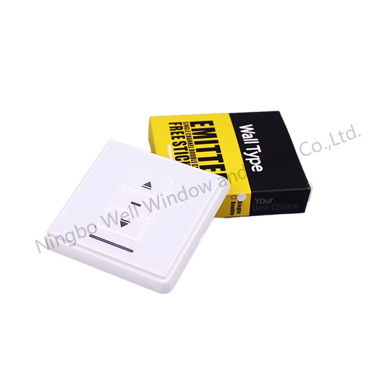 High Quality Emitter Motorized Curtain Motor Single Channel Wall Mount Remote Control