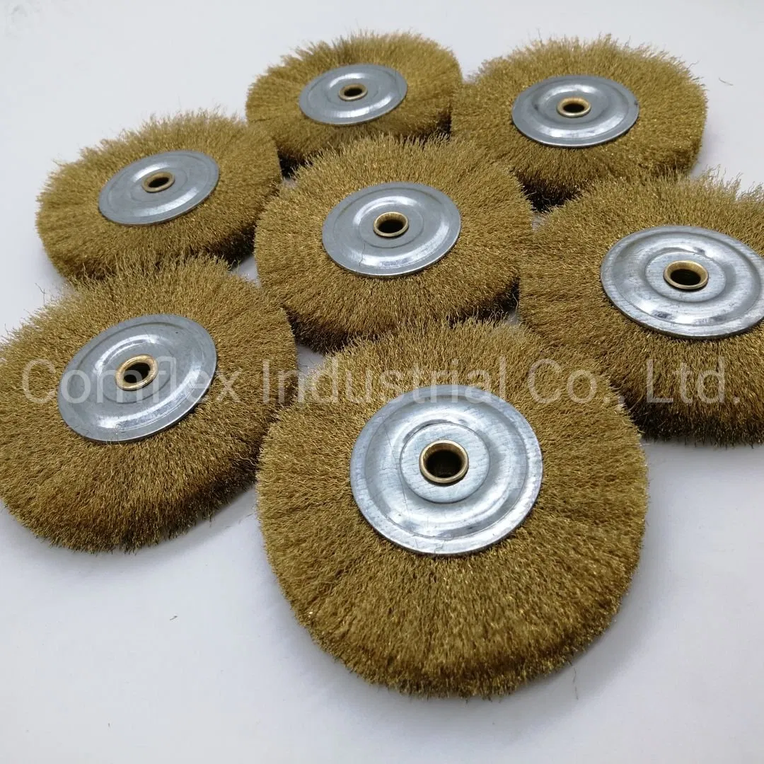 Абразивный полировальный круг из волнистой проволоки