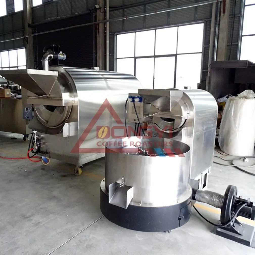 Intellicent Constant Temperature 30kg50kg/Batch Cocoa Bean/Peanuts/Soybean/Sesame Roasting